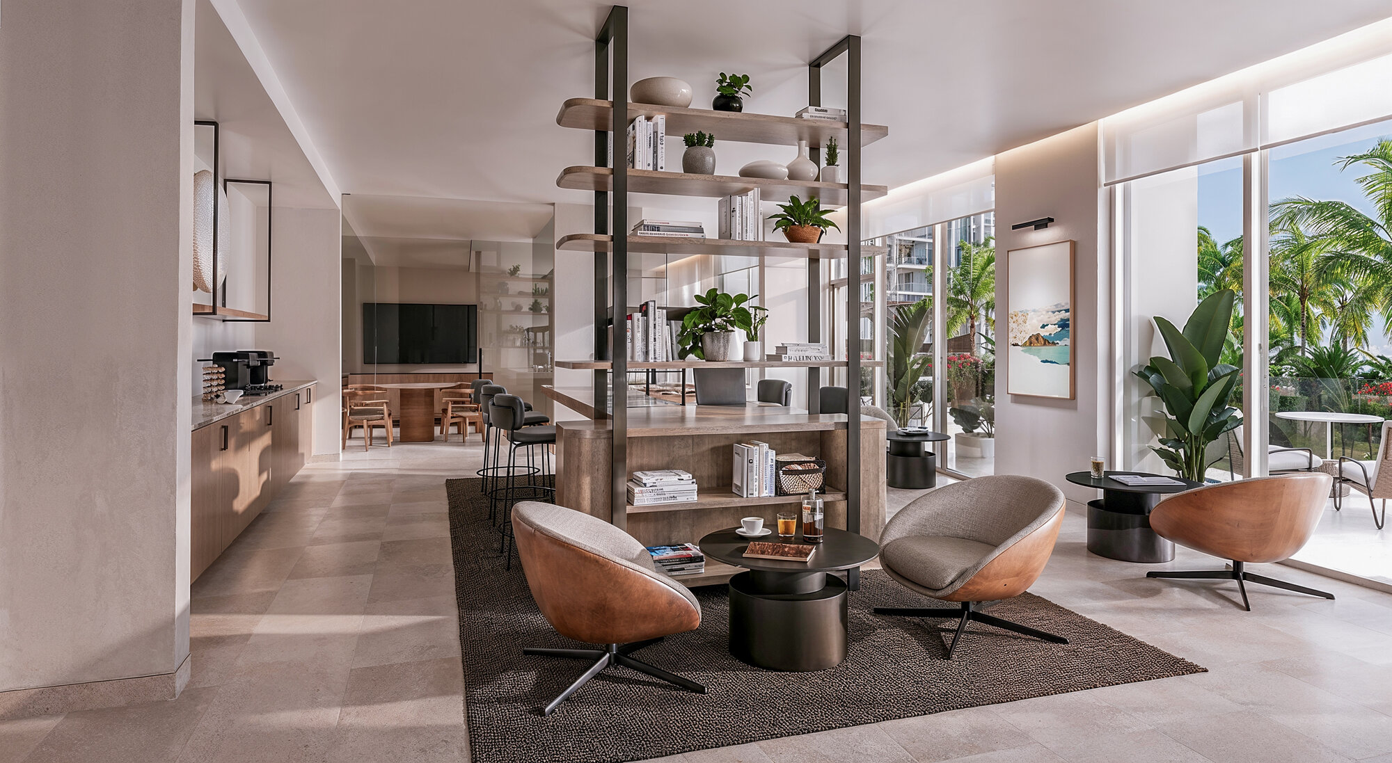 Acabados premium y materiales nobles en residencia One Laguna