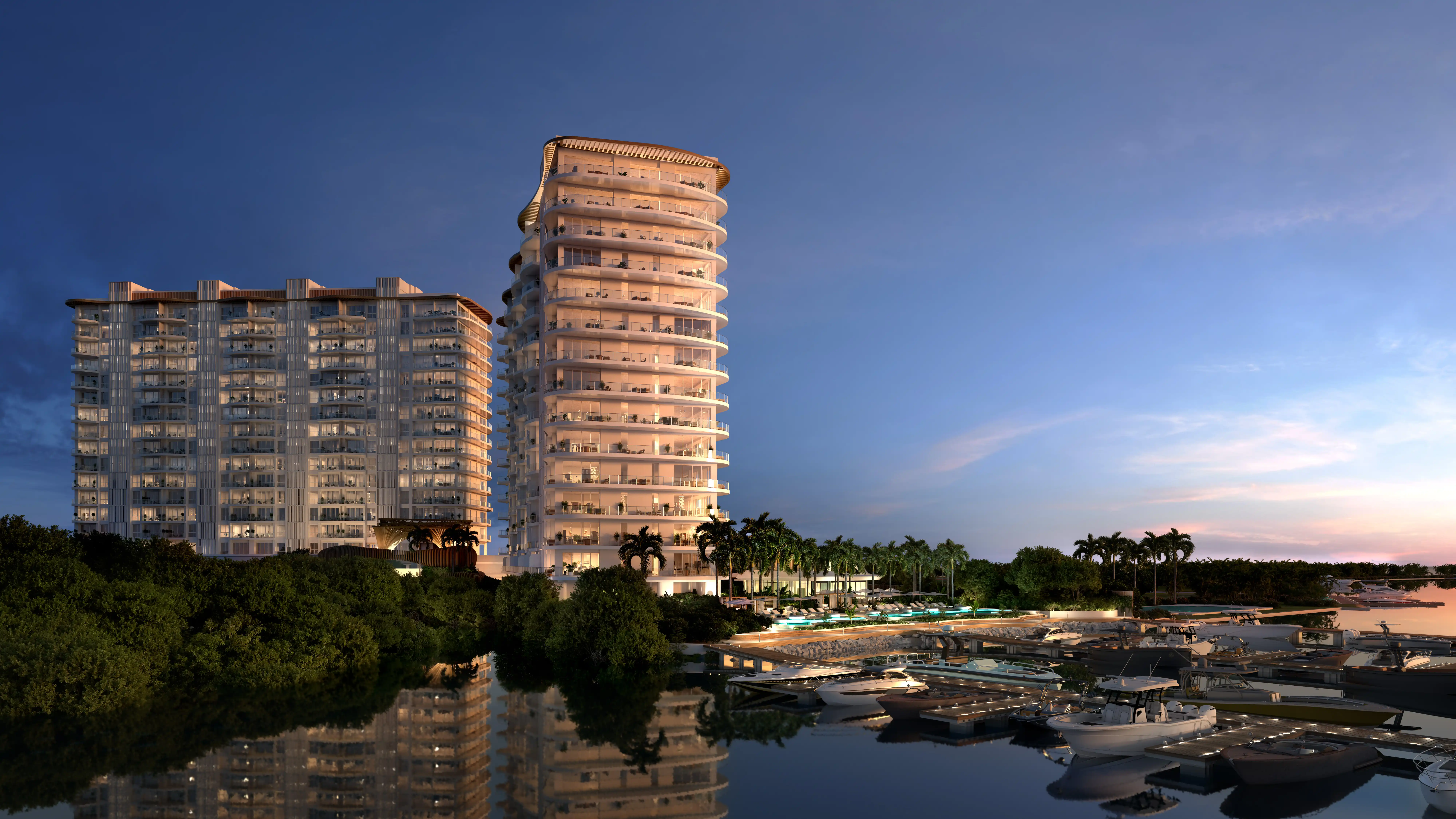 Marina y torres — firma arquitectónica HKS